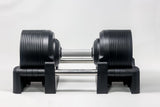 Stealth 41.5kg Black Edition Adjustable Dumbbells (Pair)